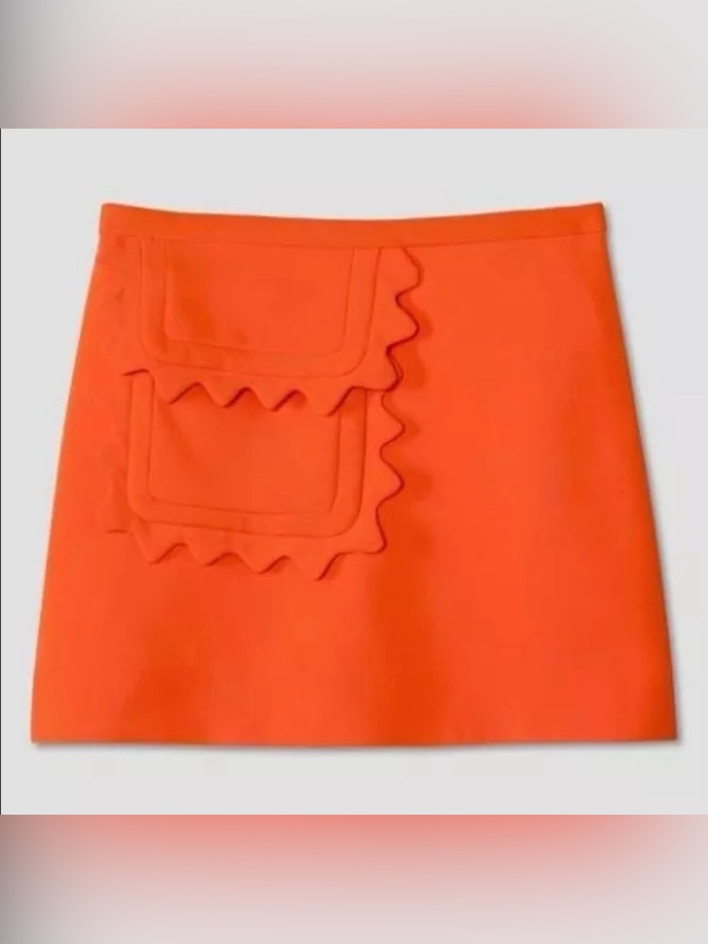 Target Victoria Beckham Scalloped Pocket Mini Skirt